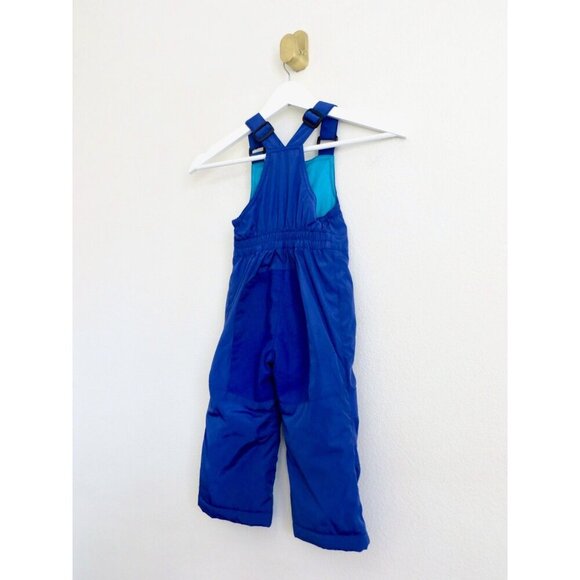 NEW! Lands End Toddler Waterproof  Iron Knee Insulated Snow Bib Blue SZ 2T - Picture 8 of 10